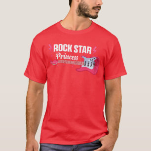 Rock Star Princess Guitar Music Punk Rock friends T-Shirt