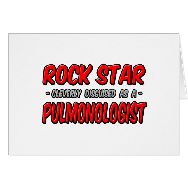 Rock Star .. Pulmonologist (Front Horizontal)