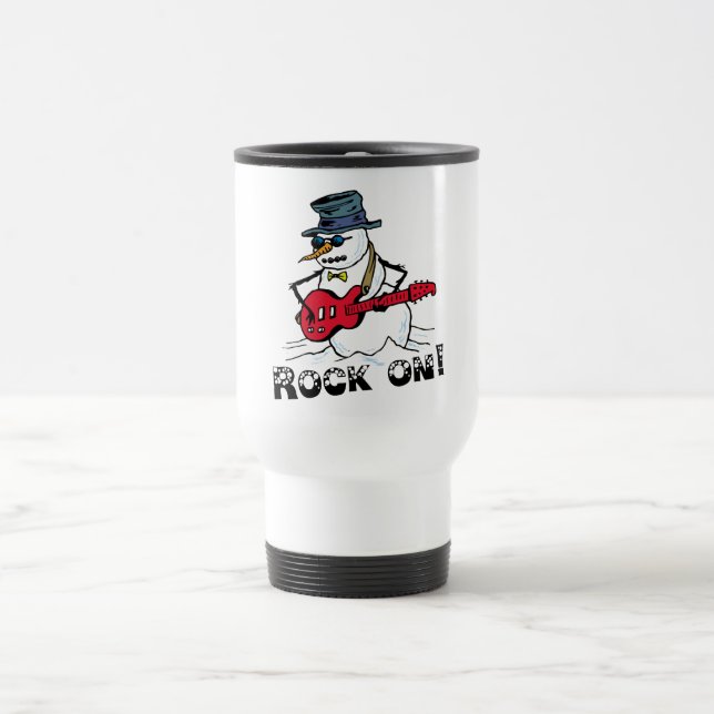 Rock Star Snowman Mug (Center)