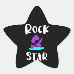 Rock star sticker