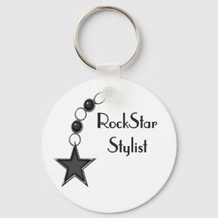 Rock Star Stylist Key Ring