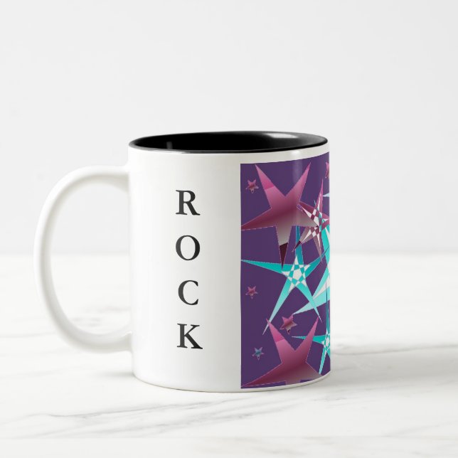 Rock Star Two-Tone Coffee Mug (Left)