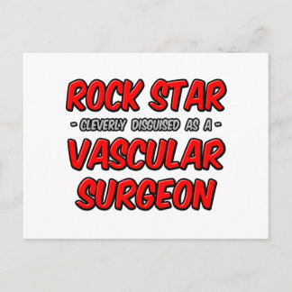 Rock Star ... Vascular Surgeon Postcard