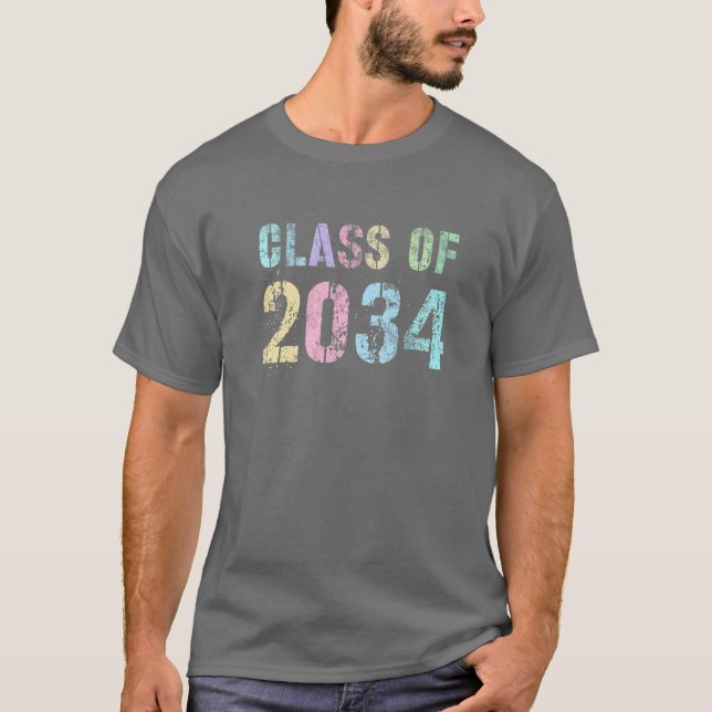 Rock Stars Future CLASS Of 2034 Graduation Goodbye T-Shirt (Front)