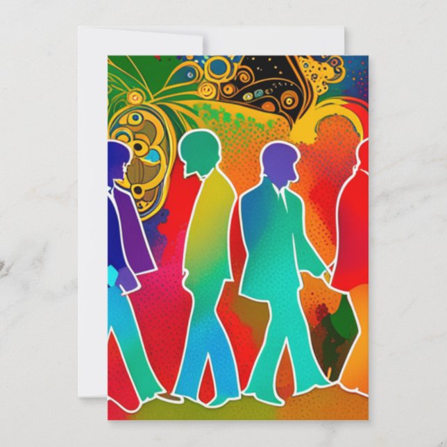 Rock Stars Holiday Card (Front)