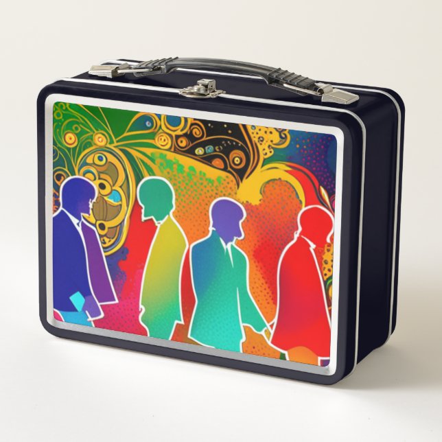 Rock Stars Metal Lunch Box (Front)