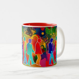 Rock Stars Two-Tone Coffee Mug