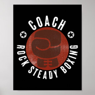Rock Steady Boxing Coach Poster