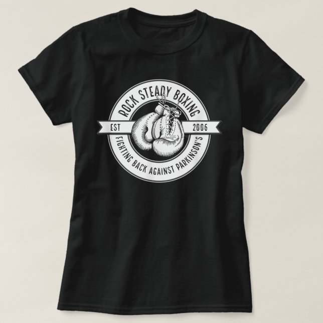 Rock Steady Boxing Fight Against Parkinson's 1019 T-Shirt (Design Front)