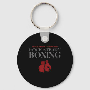 Rock Steady Boxing Gloves With A Greater Purpose P Key Ring