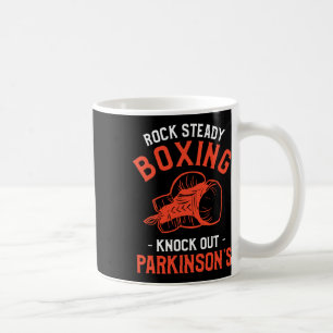 Rock Steady Boxing Knock Out Parkinson's Awareness Coffee Mug