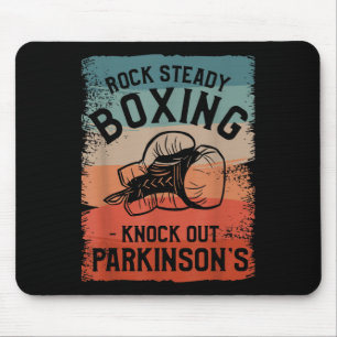 Rock Steady Boxing Knock Out Parkinsons Awareness Mouse Mat