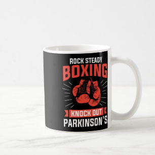 Rock Steady Boxing Knock Out Parkinson's Boxer Coffee Mug
