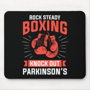 Rock Steady Boxing Knock Out Parkinson's Boxer Mouse Mat
