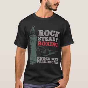 Rock Steady Boxing Knock out Parkinsons  Boxing  T-Shirt