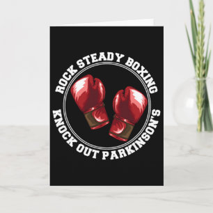 Rock Steady Boxing Knock Out Parkinsons Fighter Re Card