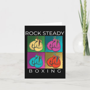 Rock Steady Boxing Multi-colour Gloves Card