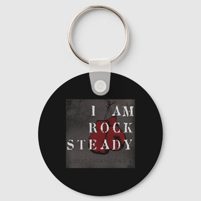 Rock Steady Boxing Parkinson's 1  Key Ring (Front)