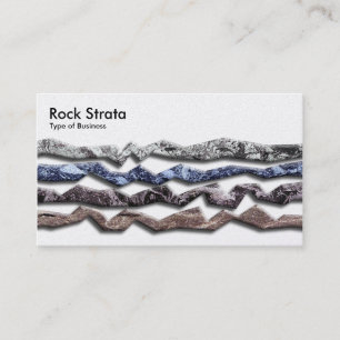 Rock Strata 03 - Pearl Business Card