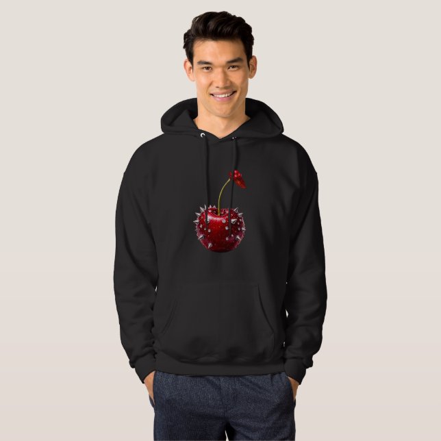 Rock style cherry hoodie (Front Full)