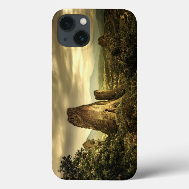 Rock Sunset in Greece Case-Mate iPhone Case (Back)