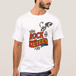 Rock Surfer Vintage Comic Style T-Shirt