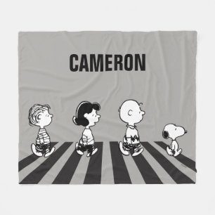 Rock Tees Group Walk Add Your Name Fleece Blanket