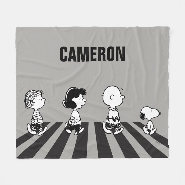 Rock Tees | Group Walk | Add Your Name Fleece Blanket (Front (Horizontal))