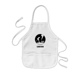 Rock Tees Snoopy Howling Add Your Name Kids Apron