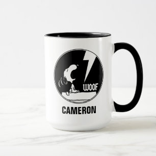Rock Tees Snoopy Howling Add Your Name Mug