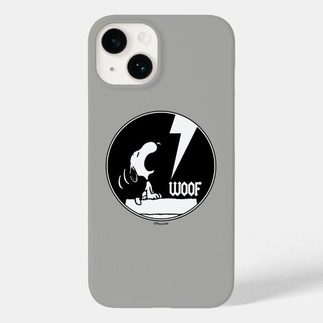 Rock Tees | Snoopy Howling Case-Mate iPhone Case (Back)