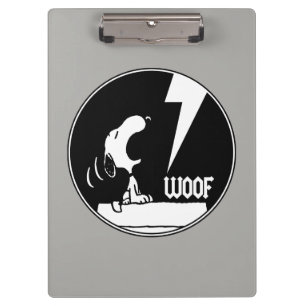 Rock Tees   Snoopy Howling Clipboard
