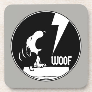 Rock Tees   Snoopy Howling Coaster