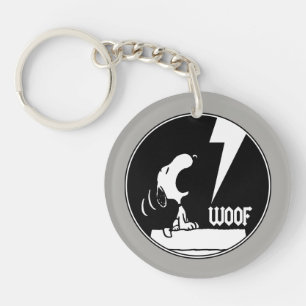 Rock Tees Snoopy Howling Key Ring