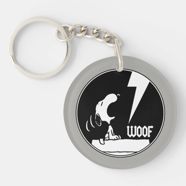 Rock Tees | Snoopy Howling Key Ring (Front)