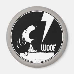 Rock Tees Snoopy Howling Magnet