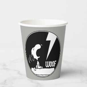 Rock Tees   Snoopy Howling Paper Cups