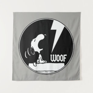 Rock Tees Snoopy Howling Tapestry