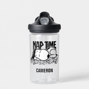 Rock Tees   Snoopy Nap Time   Add Your Name Water Bottle