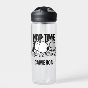 Rock Tees   Snoopy Nap Time   Add Your Name Water Bottle