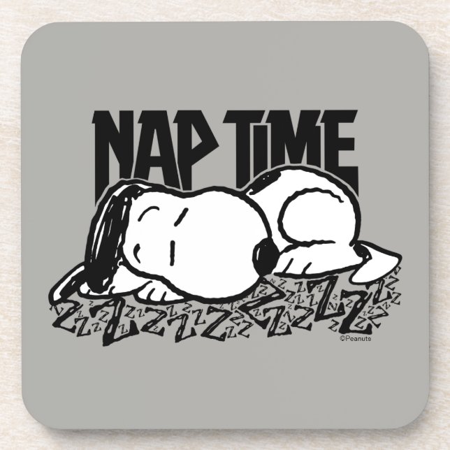 Rock Tees | Snoopy Nap Time Coaster (Front)
