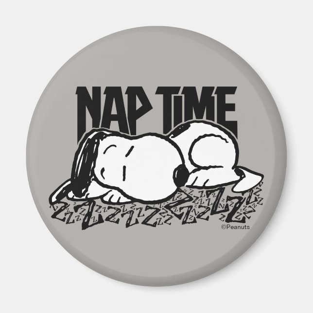 Rock Tees | Snoopy Nap Time Magnet (Front)