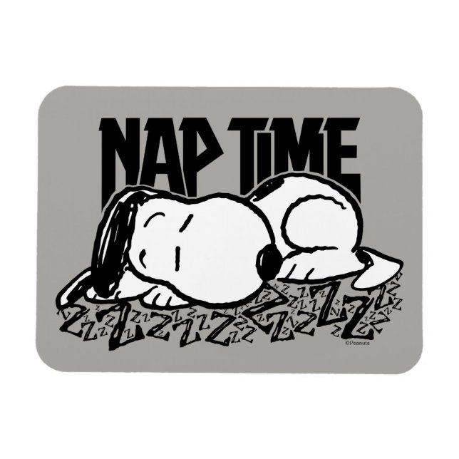 Rock Tees | Snoopy Nap Time Magnet (Horizontal)
