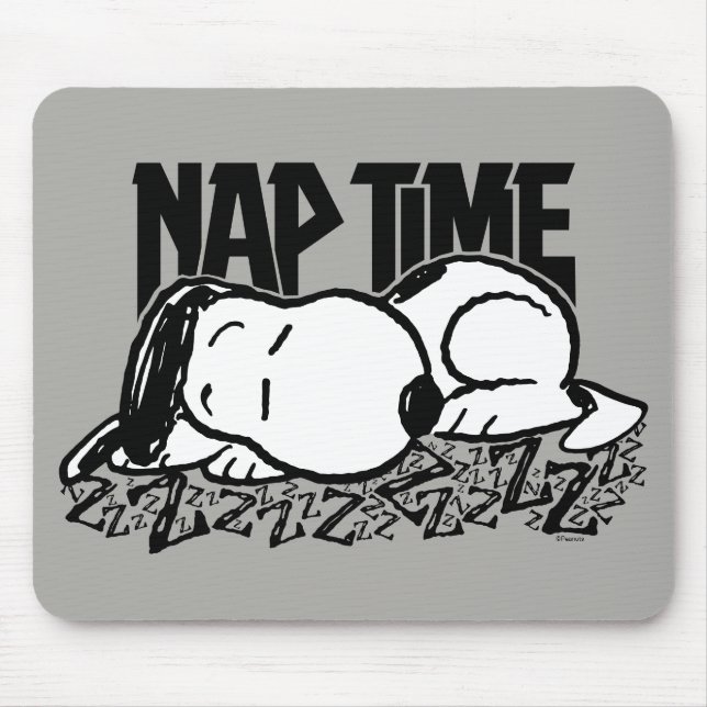 Rock Tees | Snoopy Nap Time Mouse Mat (Front)
