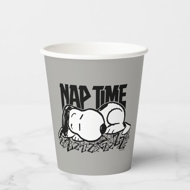 Rock Tees | Snoopy Nap Time Paper Cups (Front)