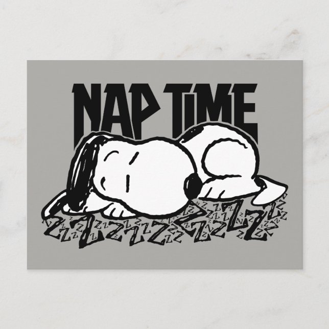 Rock Tees | Snoopy Nap Time Postcard (Front)
