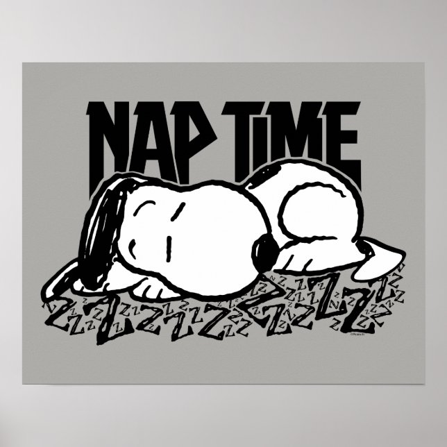 Rock Tees | Snoopy Nap Time Poster (Front)