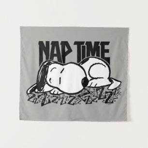 Rock Tees Snoopy Nap Time Tapestry