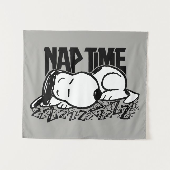 Rock Tees | Snoopy Nap Time Tapestry (Front (Horizontal))