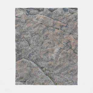 Rock texture stone surface fleece blanket